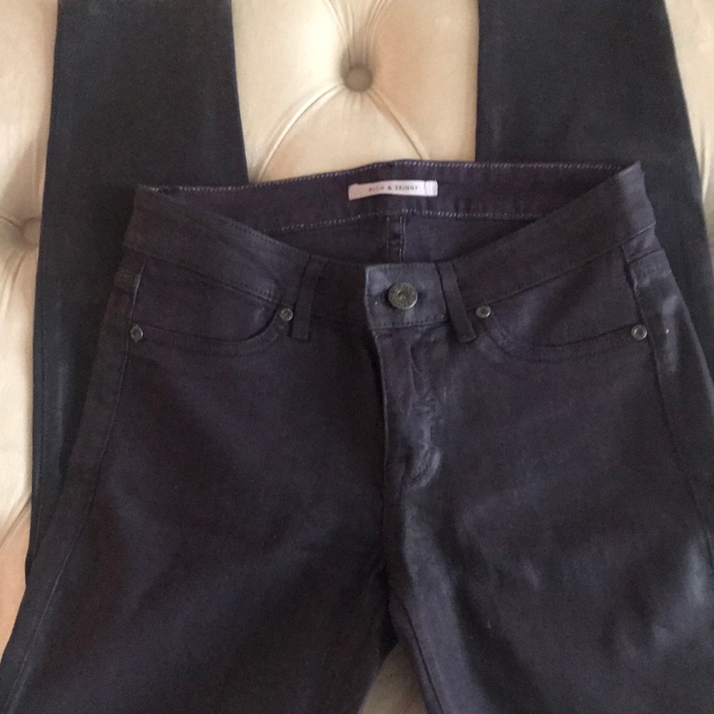 Rich and Skinny purple jeans